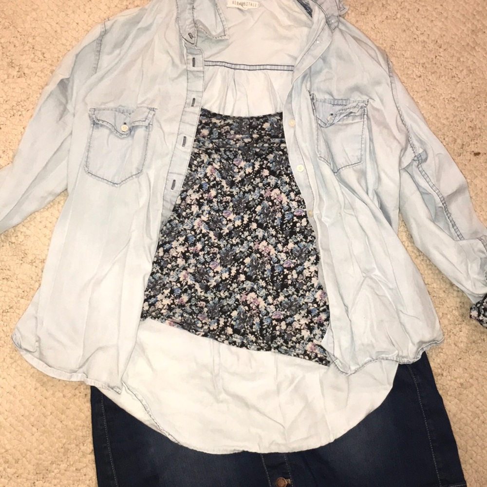 Long sleeve crop top